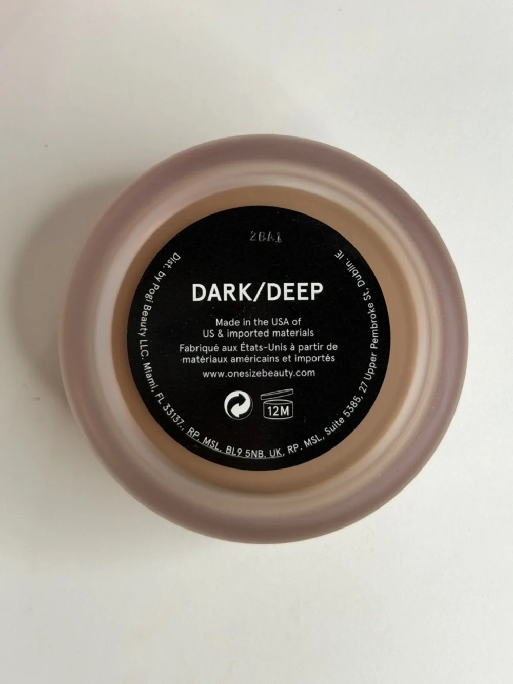 ONE/SIZE Setting Powder Dark/Deep
